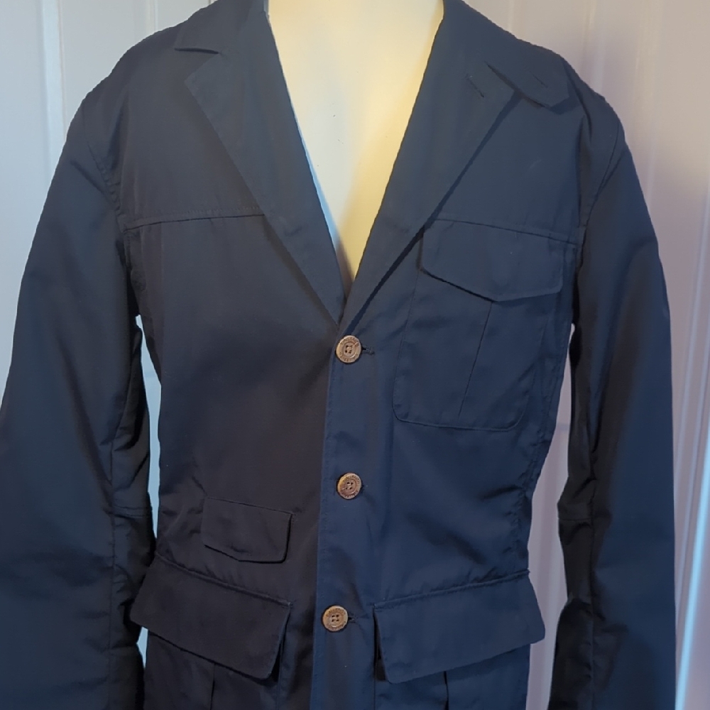 Fjallraven Men's Lightweight Shirt Jacket in Navy Blue